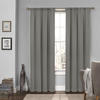 30"x84" Woven Blackout Window Curtain Panel with Rod Pocket