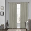 30"x84" Woven Blackout Window Curtain Panel with Rod Pocket