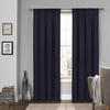 30"x84" Woven Blackout Window Curtain Panel with Rod Pocket