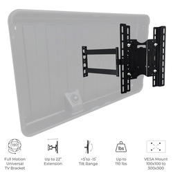 Storm Shell Outdoor TV Weatherproof Enclosure for TVs up to 55