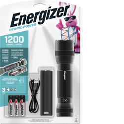 Energizer TAC R 1200 Rechargeable Tactical Flashlight, 1200 Lumens, IPX4  Water Resistant, Aircraft-Grade Aluminum LED Flashlight, Outstanding