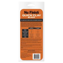  Nu Finish Quick Clay Car Kit with Clay Block, 5-in-1 Detailer  and Cloth (3 Items) : Automotive