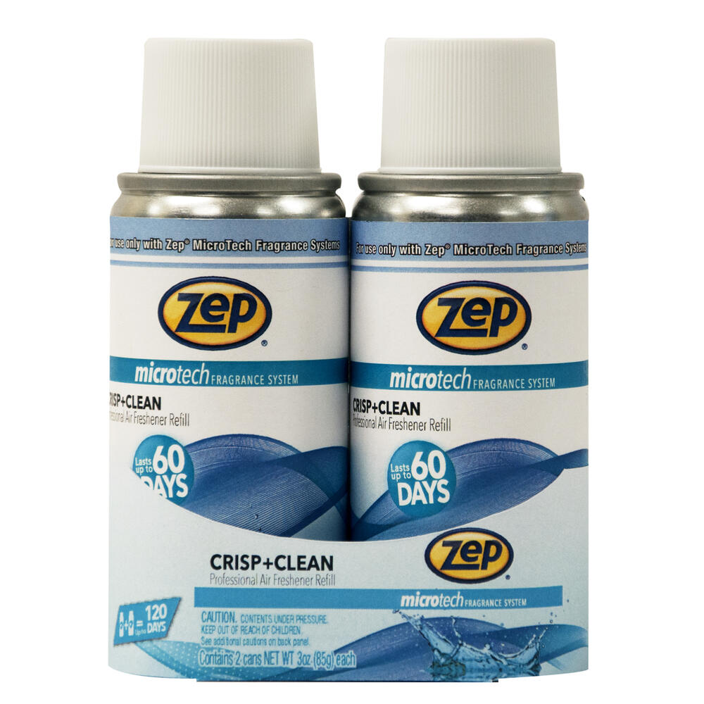 Zep® Crisp & Clean Automatic Air Freshener Spray Refills - 2 Count