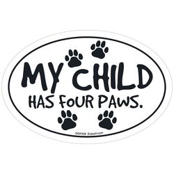 Child has Four Paws Automotive Magnet at Menards®
