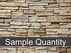 ClipStone® Tan ProStack Manufactured Stone Veneer Siding Sample at Menards®