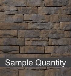 ClipStone® Walnut Ledgestone Manufactured Stone Veneer Siding Sample at ...