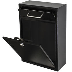 Mail Boss™ Black Locking Security Wall-Mount Drop Box at Menards®