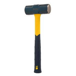 Estwing MRF64E 64 Oz Fiberglass Engineers Hammer & E-5 5 Lb Splitting Wedge Combo Set (Blue)