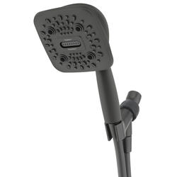 Oxygenics® PowerWave™ 6-Spray Setting Matte Black Handheld Showerhead