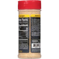 Famous Dave's Steak and Burger Seasoning, 8.25 Ounce (Pack of 12)