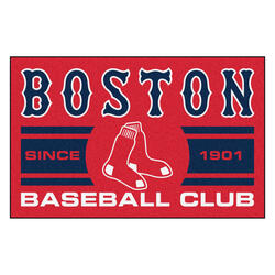 Fan Mats 19010 MLB - Boston Red Sox 19 x 30 Scraper Mat - Ball