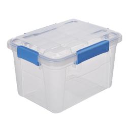 Ezy Storage 18-Liter/19-Quart Waterproof Clear Gasket Tote at Menards®