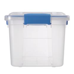 Ezy Storage 18-Liter/19-Quart Waterproof Clear Gasket Tote at Menards®