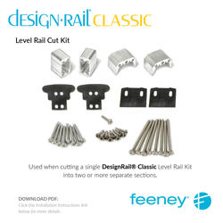 Feeney® DesignRail® Black Level Rail Cut Kit at Menards®