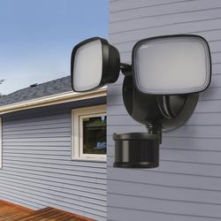 Feit Electric® Bronze Smart Wi-Fi Dual Head Motion Sensor Security ...