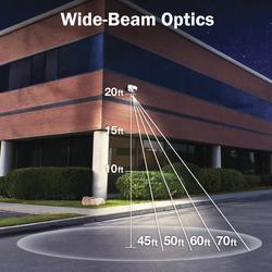 Feit Electric® White Tri-Head LED Outdoor Security Flood Light at