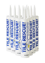 TILE RESCUE Injection Repair Adhesive for Loose Tiles - 12 Pack 10.5 oz.  Tubes 