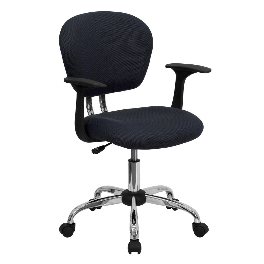 Flash Furniture Fabric and Chrome Task Office Chair - Thumbnail 3