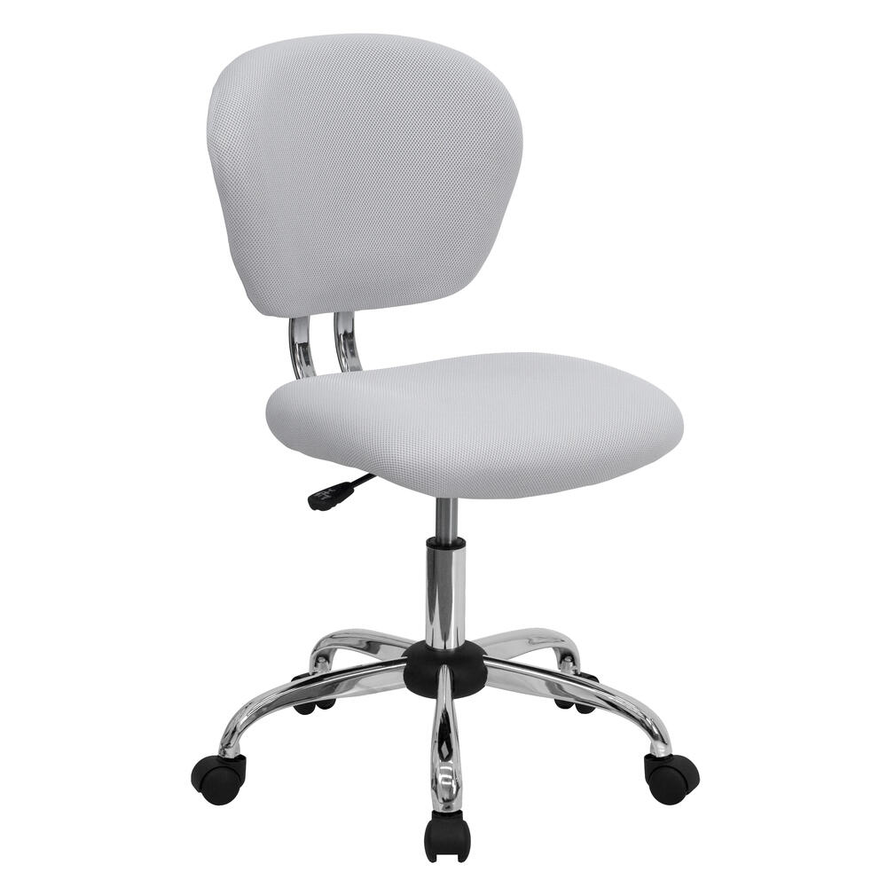 Flash Furniture® White Armless Office Chair