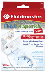 Fluidmaster 8100p8 Flush 'n' Sparkle Toilet Bowl Cleaning System