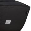 Oversized 2-Seat Corduroy Fabric Sofa with Cupholders - Black