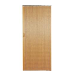 Hoggan 36"W x 80"H Golden Oak Bamboo Folding Closet Door