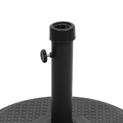 backyard creations polycrete black 48 lb patio umbrella base Yaheetech 26.5lbs Heavy Duty Outdoor Base, This light weight blow mold round umbrella base is the perfect accessory for most standard patio umbrellas Costway 50-lb Black Resin Metal