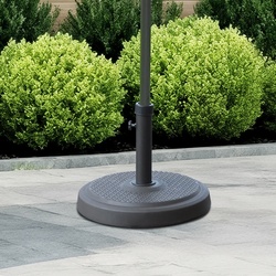 garden treasures umbrella base black patio umbrella base 223344 Treasure 50 Pound Base, Cast Iron Classic Market Design with Expandable Weight Capacity, 19.3 in Diameter (Umb 50-LB Black) : Patio, Lawn & Garden 34 x 34 x 7.5 Treasure Garden Products - Umbrellas
