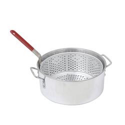 10.5 Qt. Steel Frying Pot With Basket, Chard