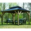 12 ft. x10 ft. Outdoor Wooden Gazebo
