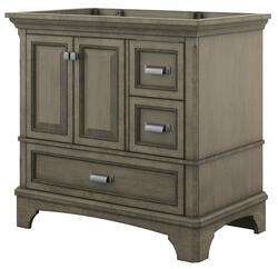 Foremost® Williamson 36"W x 21-1/2"D Distressed Gray Bathroom Vanity ...