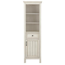 Antique White Linen Cabinet Tall Bathroom Linen Cabinet