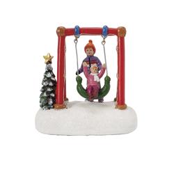 FG Square™ Swing in the Snow Village Figurine at Menards®