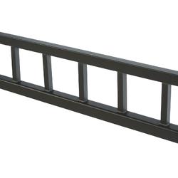 Fortress Fe26 8' Black Sand Accent Top Panel (3 Rail) at Menards®