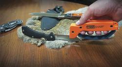 AccuSharp Knife and Tool Sharpener, Orange Handle - 014C
