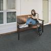 Foss® Status Charcoal Gray Indoor/Outdoor Carpet 12ft. Wide