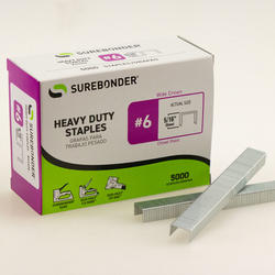 Rapid 24 (24/6) staples 1/4-inch leg, galv. 5,000 per box.