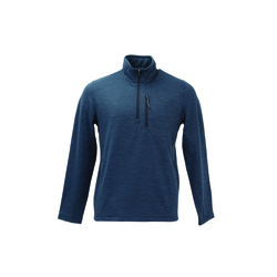 Free Country® Men's Midnight Spacedye Grid Fleece 1/4 Zip Pullover