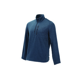 Free Country® Men's Midnight Spacedye Grid Fleece 1/4 Zip Pullover