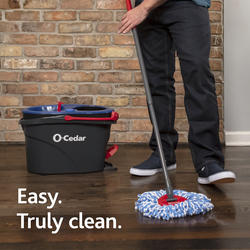 O-Cedar EasyWring Spin Mop & Bucket System with 3 Refills
