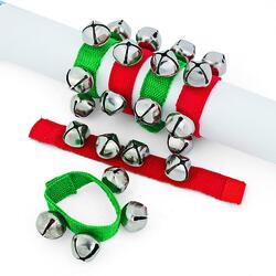Neliblu 1 Doz Jingle Bell Bracelets - Kids Red/Green Xmas Gifts/Stocking  Stuffers, 10 inch - Kroger