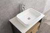 Tuscany® Bette 19-3/4"W x 15-1/2"D White Rectangular Vessel Sink