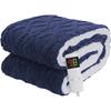 50'' x 60'' Navy Heated Blanket