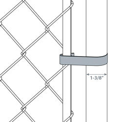 Galvanized Chain-Link Fence Gate Clip at Menards®