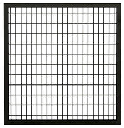 4 x 4 Black Grid Patten Euro Steel Fence Gate Panel at Menards®