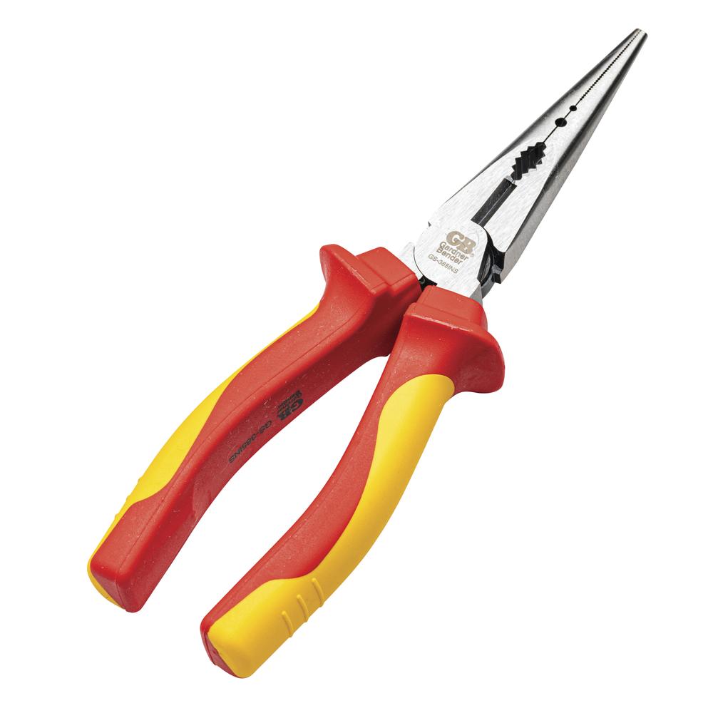 KNIPEX Tools - Long Nose Pliers With Cutter, 1000V Insulated