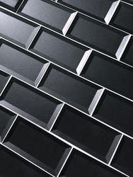GBM® Forever Eternal Beveled Silver 3 x 12 Glass Wall Tile