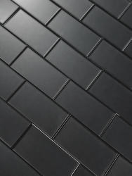 GBM® Forever Eternal Matte Gray 3 x 6 Glass Wall Tile GBM® Forever Eternal Matte Gray 3 x 6 Glass Wall Tile