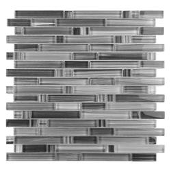 GBM® Handicraft II Calligraphy 12 x 12 Random Stripe Glass Mosaic Tile GBM® Handicraft II Calligraphy 12 x 12 Random Stripe Glass Mosaic Tile