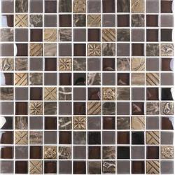 GBM® Monarchy Antigua 12 x 12 Glass and Stone Mosaic Tile